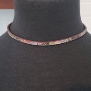 Brown/Silver Choker 